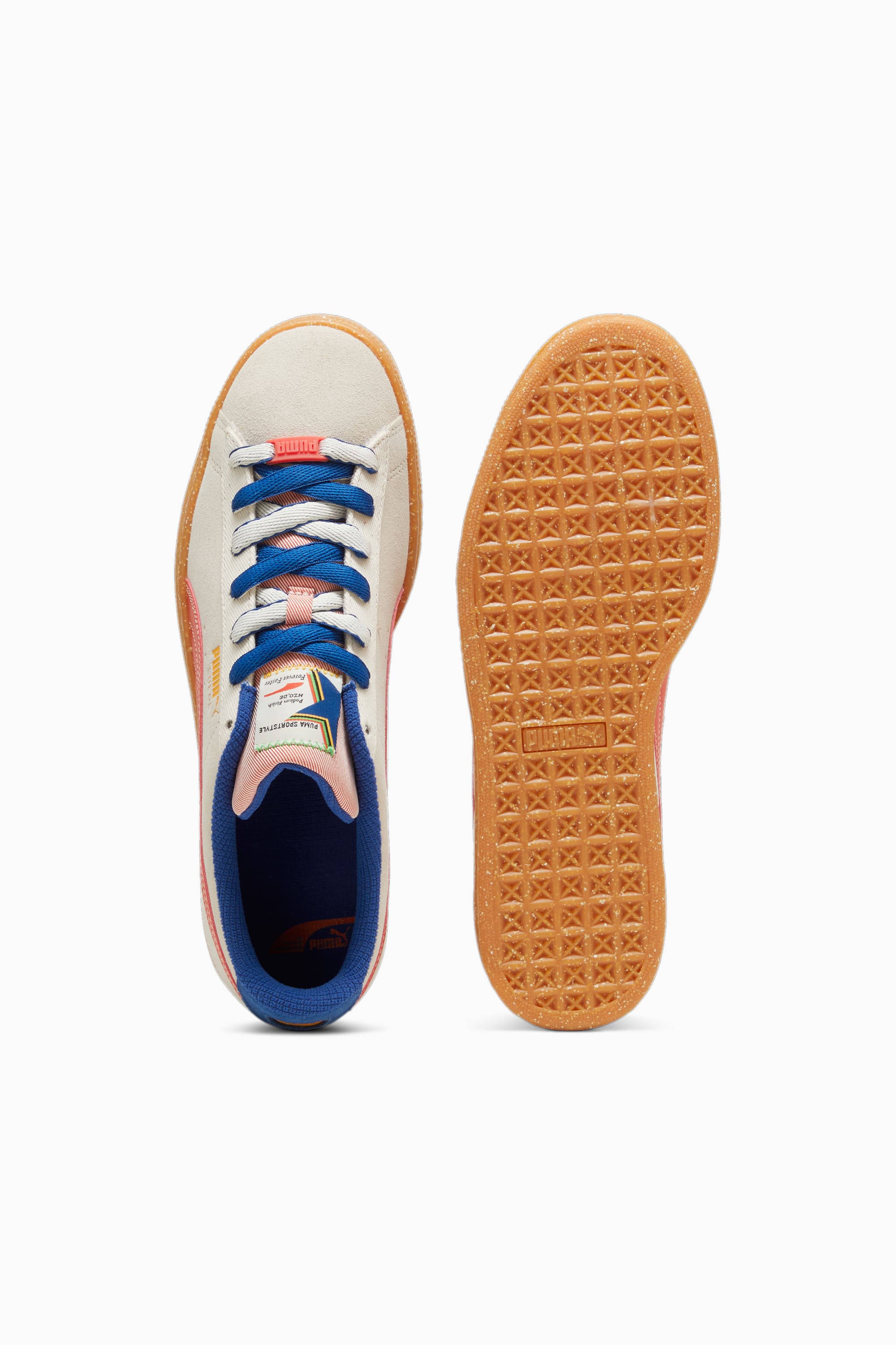 (image for) Environmentally Friendly Suede Podium Sneakers